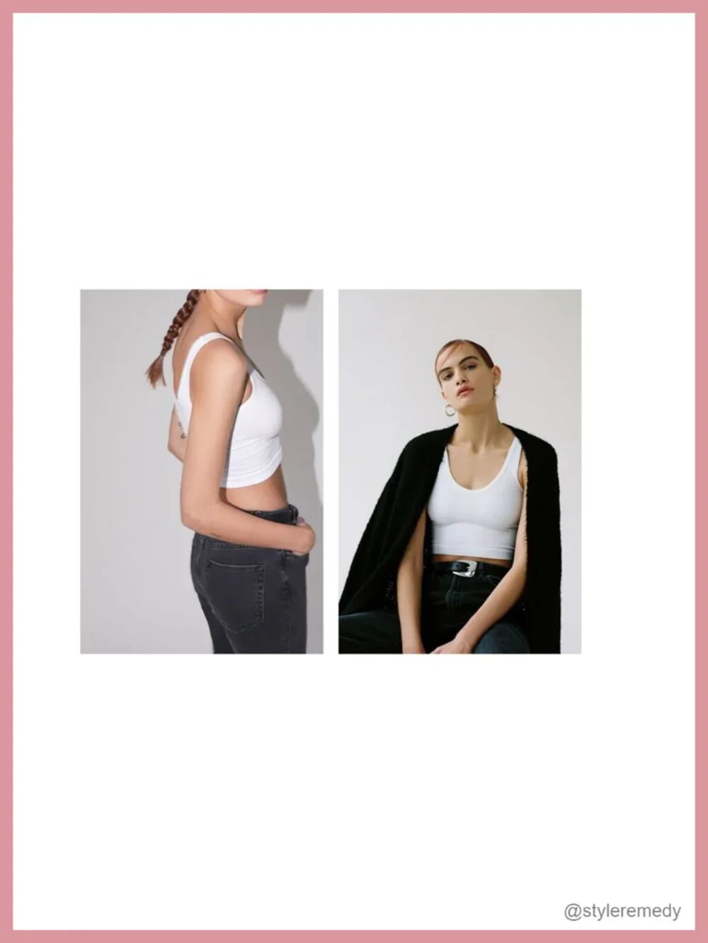 3 Pack Ribbed Crop Tank Tops V-Neck Sleeveless Summer Tops
